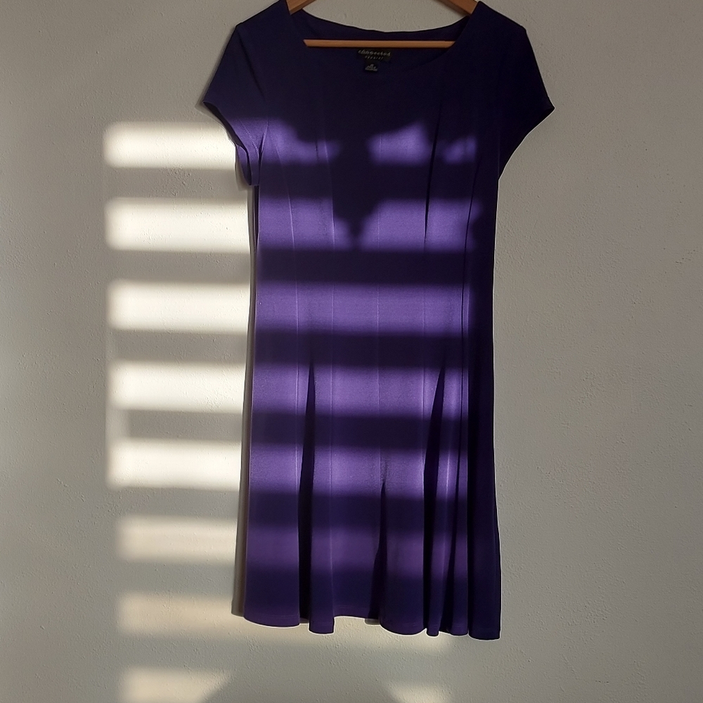 purple dress sleeveless